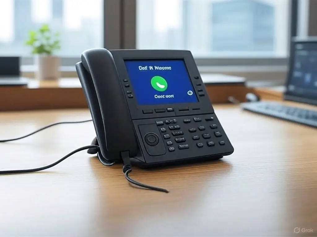 Telefono fijo para centralita telefónica